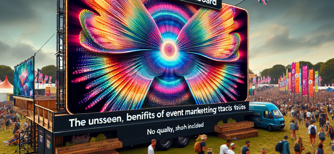 Revolutionising Event Marketing: The Unseen Benefits of 3D Mobile Billboards for British Festivals and Concerts